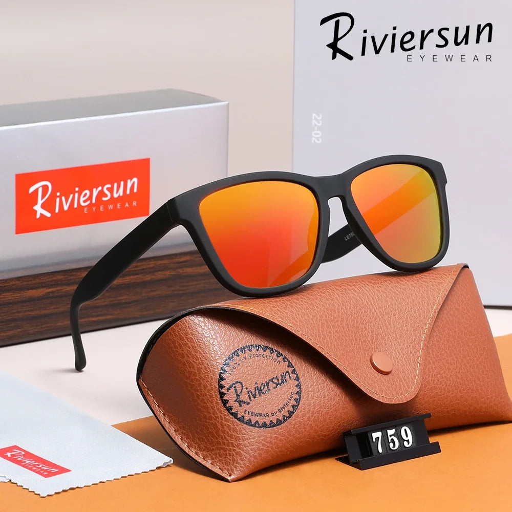 Square Frame Sunglasses Polarized UV400 Casual Men Women Driving Glasses Ultralight Unisex