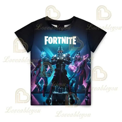 Fortnite T Shirt for Kids Banana Peely T-shirt Men's Women's Tshirt Battle Royale Game T Shirt Harajuku Summer Tops