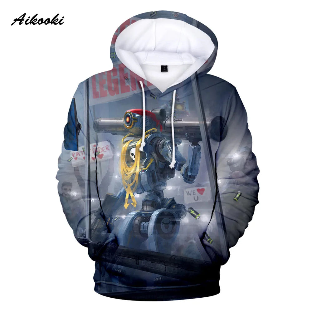 Personality 3D Printed Game Apex Legends Hoodies Sweatshirts Men Women High Quality Hoody Game Long Sleeve Plus Size Hoodies