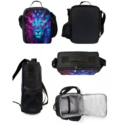 Hot Game FortniteS Child Insulated Large Capacity Bag for Boy and Girl Student Outdoor Picnic Resuable Thermal Cooler Lunch Box