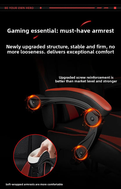 Gaming Chair Ergonomic Computer Desk Chair Reclining Home Office Gaming Chair with Back Support for Extended Sessions Game Chair