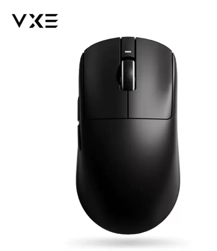 Mouse gaming ergonomic wireless VXE Dragonfly R1 ușor, senzor PAW3395, trei moduri, latență redusă, pentru PC, jucători, birou, cadou