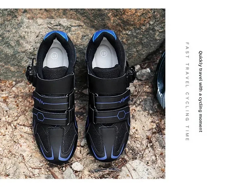 Unisex fietsschoenen met harde zool – 4-seizoenen racefietsschoenen met klikpedalen voor MTB en buitensporten