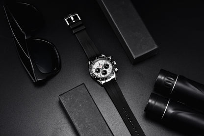 PAGANI DESIGN New Gold Blue Luxury Quartz Watch For Men Gift Box VK63 Movt Chronograph Sapphire Crystal Stainless Steel Watch