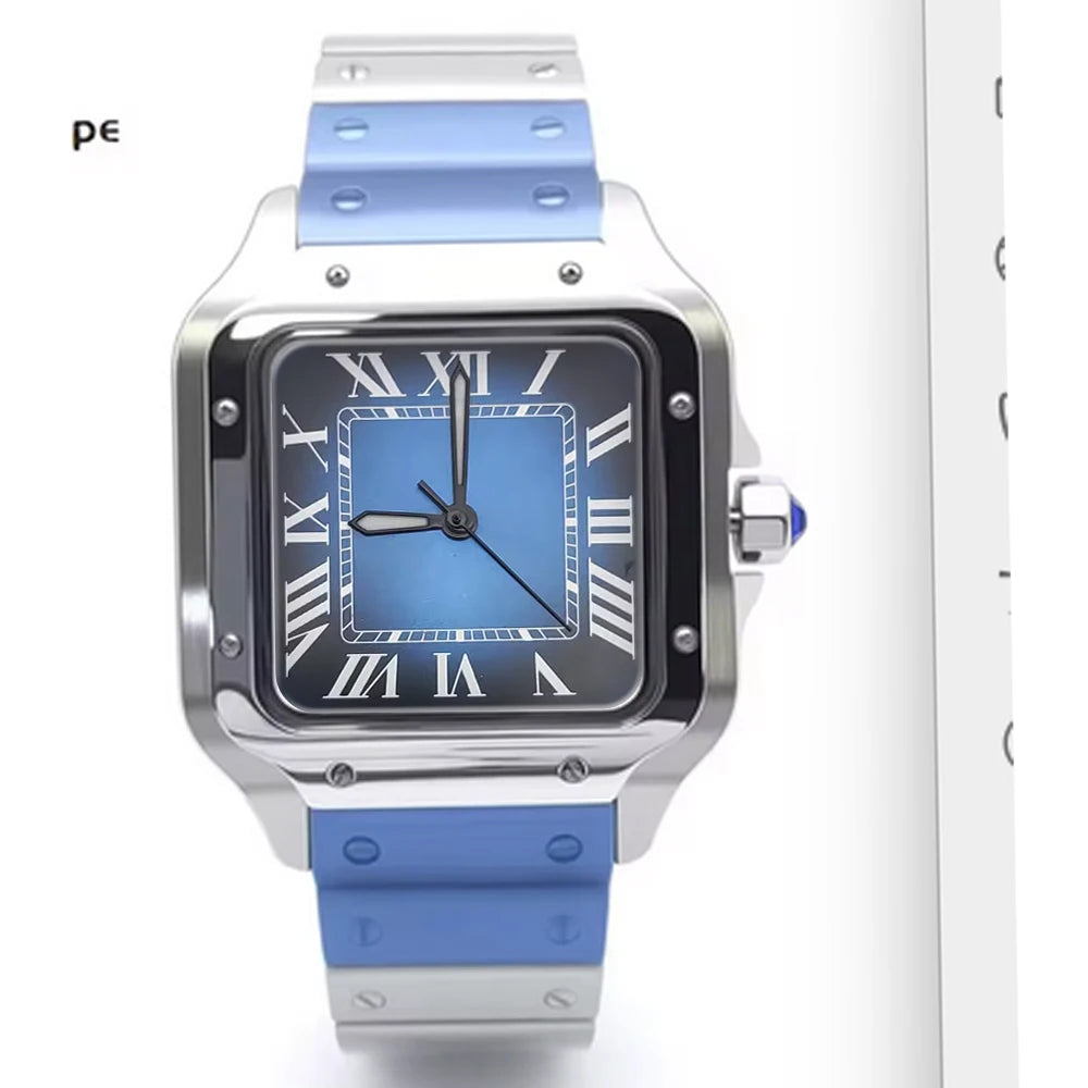 Men's watches Square Case New NH35 watch automatic sports watch waterproof fashion design Japan Miyota NH35 watch reloj hombre