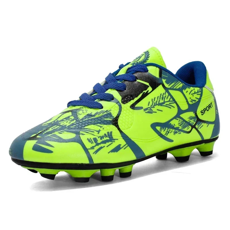 Chaussures de football professionnelles pour hommes et enfants, crampons pour garçons, chaussures de football antidérapantes pour gazon, chaussures d'entraînement ultralégères pour adultes, livraison directe