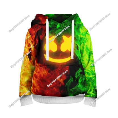 2025 Neuer Fortnite-Hoodie mit 3D-Print für Herren, Harajuku, langärmeliges Oversized-Sweatshirt, Unisex-Cosplay-Kleidung
