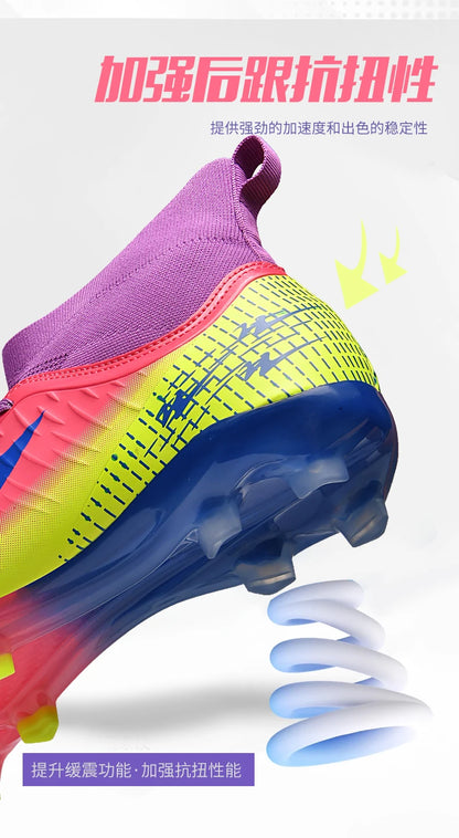 Double Star 2026 New Low-Top AG Football Boots Ultralight Professional Outdoor Men's Soccer Cleats Size 35-45