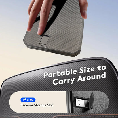 Tastiera Bluetooth ergonomica pieghevole, tastiera compatta divisa portatile per viaggi di lavoro, tastiera wireless pieghevole ricaricabile