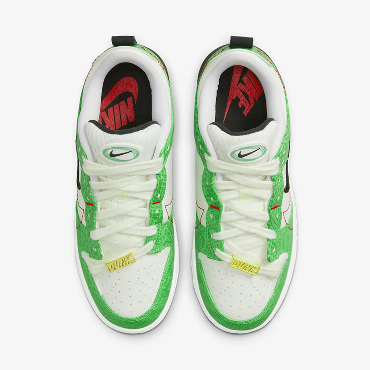 Nike genuine Dunk Disrupt2 Unisex Snake Print Low-Top Retro Sneakers DV1491-101