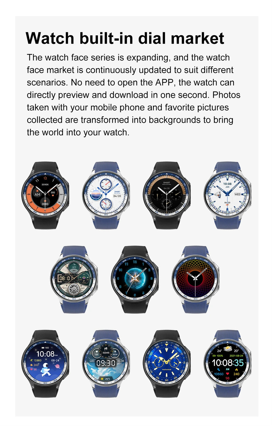2025 New For OPPO Watch X High-End Business Watch Men 32Gb Memory Video Playback Smart Watch Sports Fitness Waterproof Bracelet