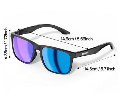 SCVCN Outdoorní polarizované sluneční brýle pro vodní sporty, pláž, oceán, moře, plošinu, rybaření, cyklistiku, MTB, sportovní jízdu na kole a turistiku, UV400