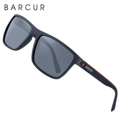 BARCUR Design TR90 Sluneční brýle pro muže Polarizované Lehké sportovní sluneční brýle Dámské brýle Doplněk k brýlím Oculos Ochrana proti UVAB záření
