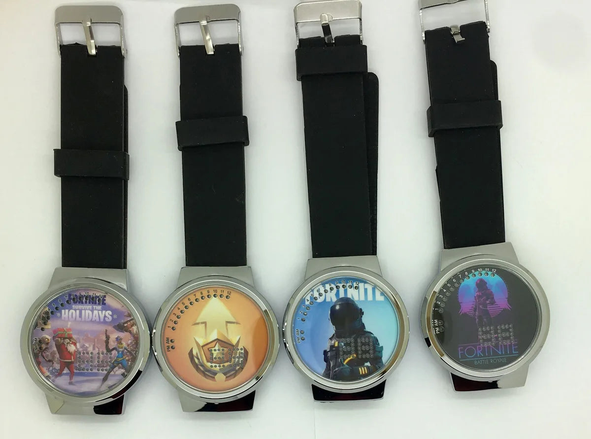 Fortnite Watch Cute Fashion Cartoon Personalized Kawaii Touch Night Light LED Student Electronic Watch Gift for Friends