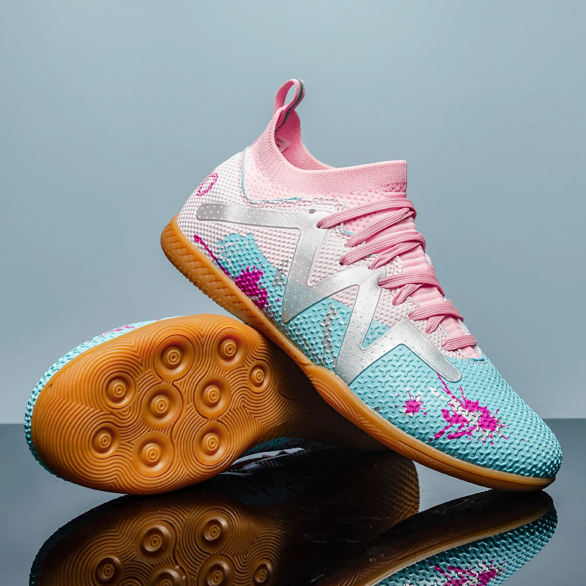 Chaussures de football pour homme, crampons Society, chaussures de football professionnelles, chaussures de football d'intérieur pour terrain rapide, baskets pour garçon, entraînement original