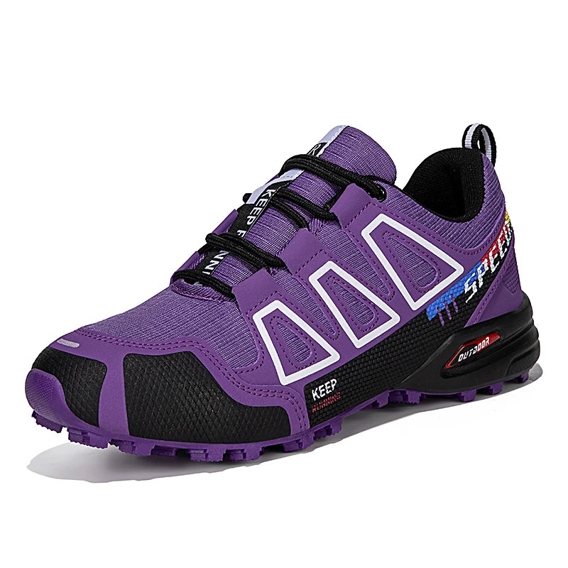Women's Hiking Shoes Waterproof Outdoor Sports Shoes Women's Walking Travel Sports Shoes Bicycle Sports Shoes Running Shoes
