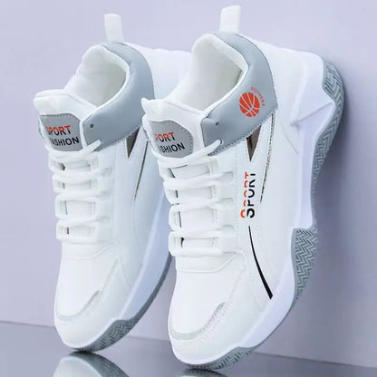 Sales Basketball Shoes Men High-top Sports Outdoor Cushioning Hombre Athletic Male Shoes Comfortable White Sneakers zapatillas