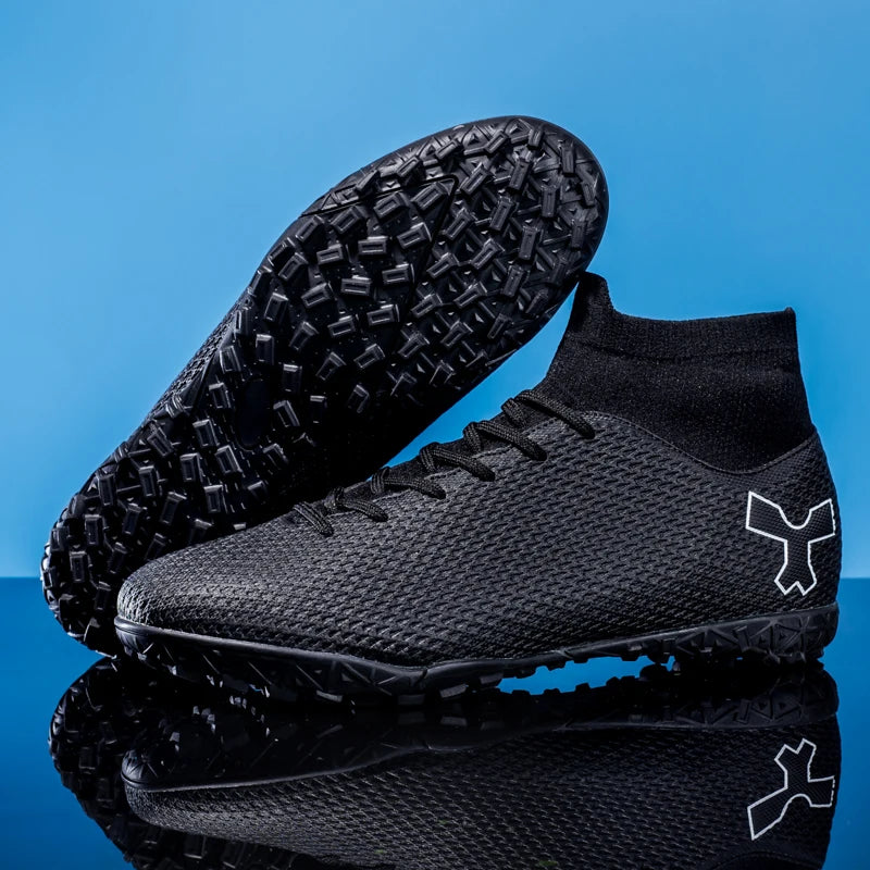 Chaussures de football de qualité pour hommes, chaussures de football résistantes pour garçons, chaussures de football légères pour enfants, baskets d'entraînement de futsal, crampons de football