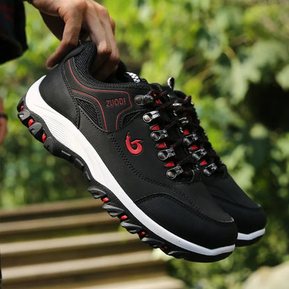 Zapatos de piel para hombre, calzado casual para hombre, zapatillas de primavera, otoño e invierno, calzado masculino tipo tenis, ligero para caminar