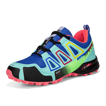 Women's Hiking Shoes Waterproof Outdoor Sports Shoes Women's Walking Travel Sports Shoes Bicycle Sports Shoes Running Shoes