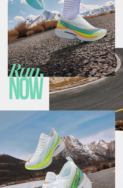 2025 IRUNSVAN SHADOW WING 2.0 PRO Marathon Air Cushion Sports Running Shoes Carbon Plate Trail Running Shoes Lightweight Sneaker