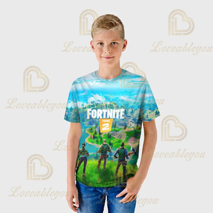 Fortnite hoodie s 3D printom, plus size majica s kapuljačom, dječja modna streetwear hoodie majica, ležerna jakna