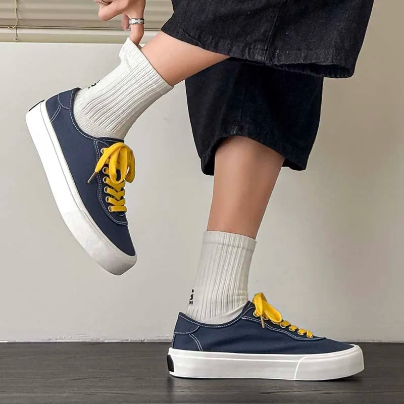 Chaussures de sport décontractées pour homme – Chaussures de skateboard pour homme très vendues – Baskets tendance – Chaussures de marche quotidiennes pour homme – Chaussures plates en toile