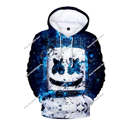 2025 Neuer Fortnite-Hoodie mit 3D-Print für Herren, Harajuku, langärmeliges Oversized-Sweatshirt, Unisex-Cosplay-Kleidung