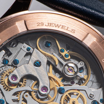 Sugess Pilot Watch Handwind Chronograph Mechanical Wristwatches Luminous Skeleton Men Watches Crystal Sapphire Leather New 2022