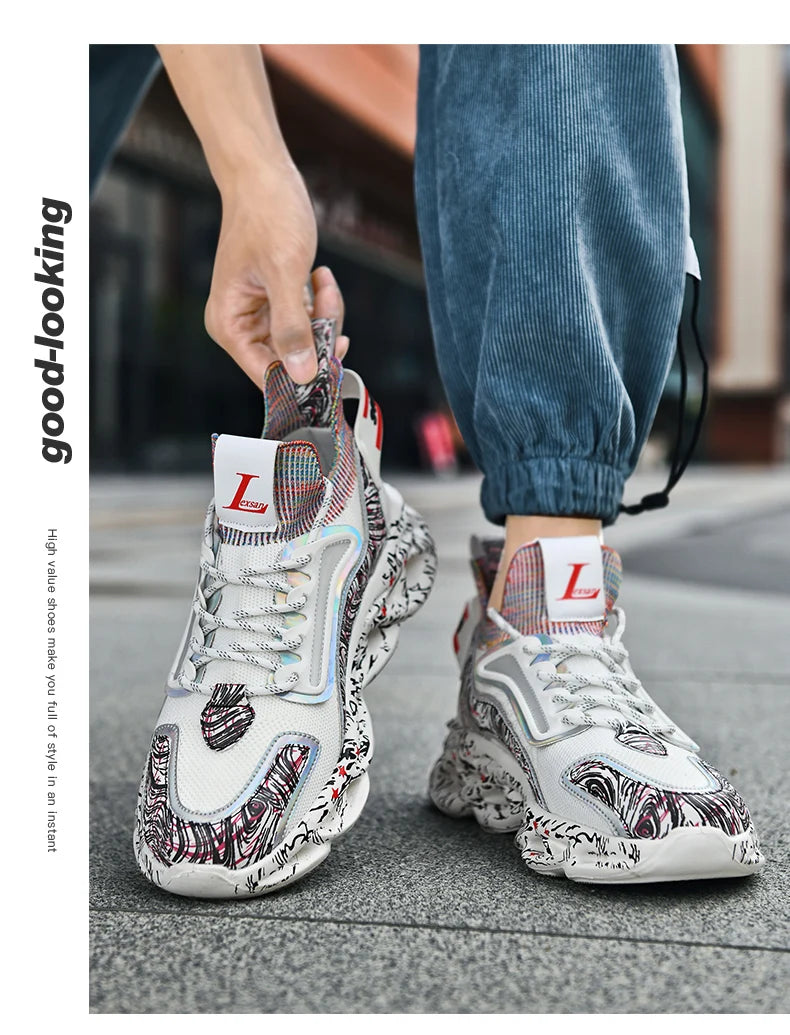 Shoes men Sneakers Male casual Mens Shoes tenis Luxury shoes Trainer Race Breathable Shoes fashion running Shoes for women