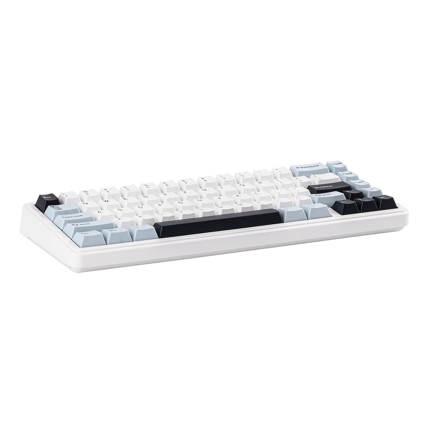 Teclado mecánico EPOMAKER x AULA F65 con distribución 65%, hot-swap, montaje gasket y conexión con cable/Bluetooth/inalámbrica 2.4G para Mac/Win