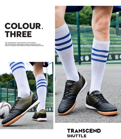 Chaussures de futsal pour homme - Chaussures de futsal professionnelles - Chaussures de football antidérapantes pour homme - Chaussures de football d'origine pour terrain dur - Chuteira Society Futebol