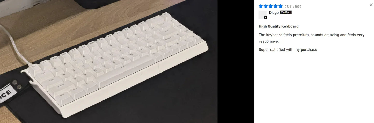 MCHOSE ACE 68 Gaming-Tastatur mit magnetischen Schaltern, Hall-Effekt, Rapid Trigger, programmierbarem RGB, 8K Hz, DKS/MT/TGL/RS/SOCD-Tastatur