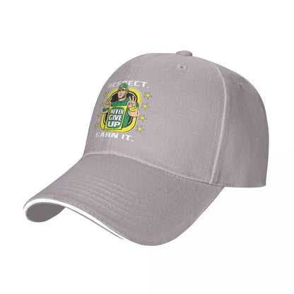 Yellow Wrestling Cena John White Custom Baseball Caps For Mens Unisex Male Beach Sunscreen Hat Snapback Cap