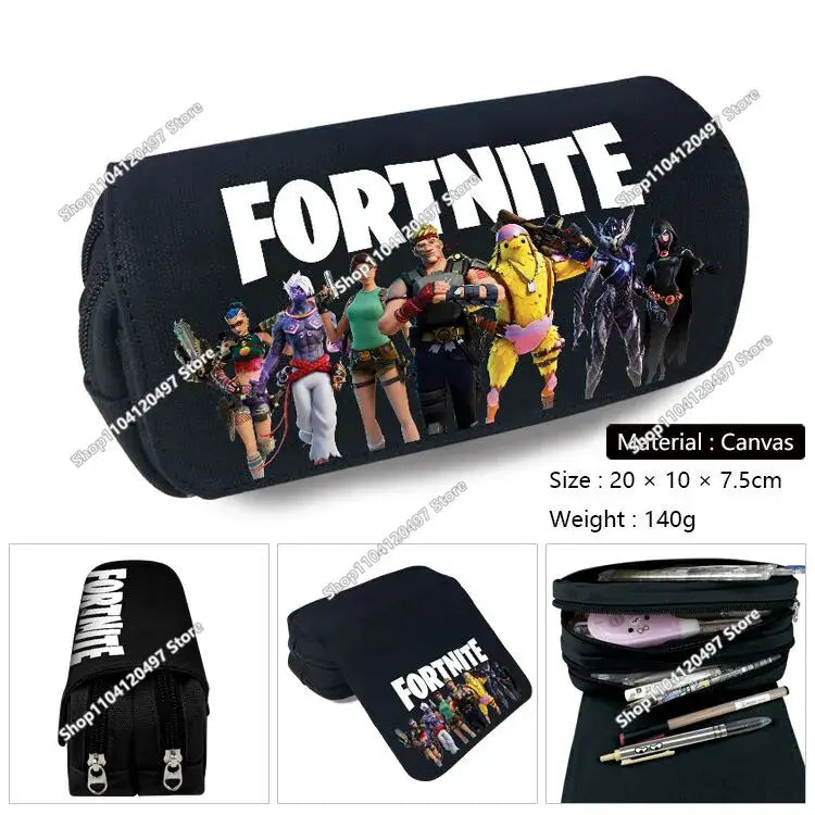 Fortnited Student Pencilcase Large Capacity Pencil Case Kids Toys Pen Bag School Supplies Stationery Pouch Boys Game Gifts