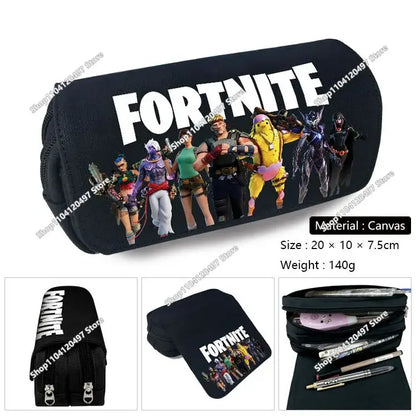 Fortnited Student Pencilcase Large Capacity Pencil Case Kids Toys Pen Bag School Supplies Stationery Pouch Boys Game Gifts