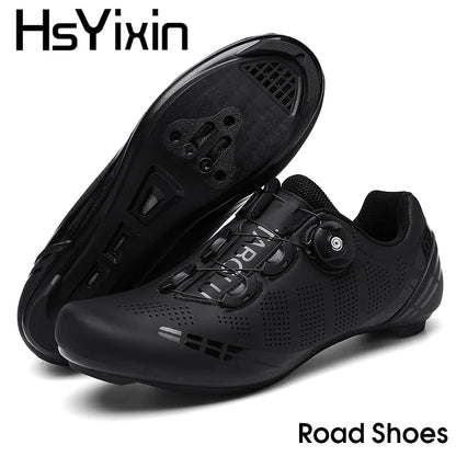 Atmungsaktive MTB-Fahrradschuhe für Damen und Herren – Offroad-Mountainbike-Fahrradschuhe mit selbstsichernden Speed-Mountainbike-Pedalschuhen