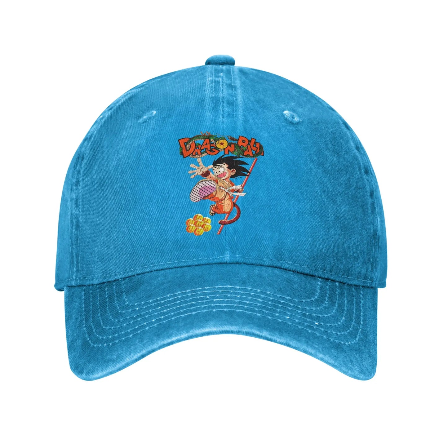 Goku and the Dragon Ball Z Men Women Baseball Cap  Distressed Washed Caps Hat Casual Outdoor Activities Adjustable Snapback Cap