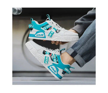 Chaussures de skateboard pour homme, baskets d'été, cuir, décontractées, mode, plein air, course à pied, sport, randonnée, tennis, semelles compensées, de créateurs, de luxe