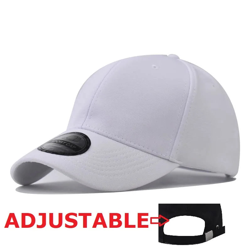 Not Adjustable Back Closed Snapback Caps Men Quality Hip Hop Fitted Hats Adult Solid Color Baseball Hats 57-58cm for Small Face