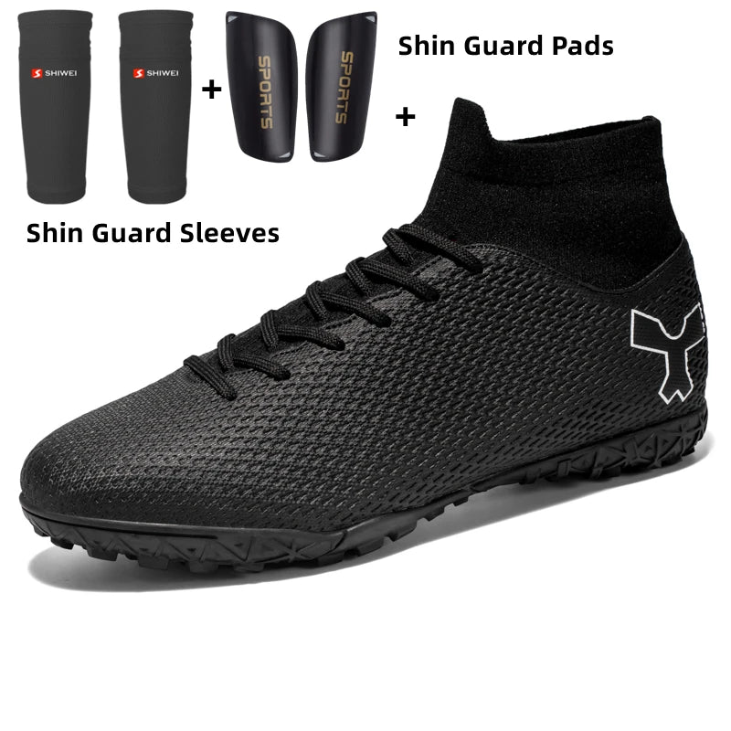 Chaussures de football de qualité pour hommes, chaussures de football résistantes pour garçons, chaussures de football légères pour enfants, baskets d'entraînement de futsal, crampons de football