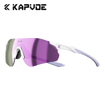 Kapvoe Nové outdoorové běžecké a cyklistické brýle Fotochromatické sluneční brýle pro ženy a muže Sportovní brýle pro maraton a jízdu na kole UV400