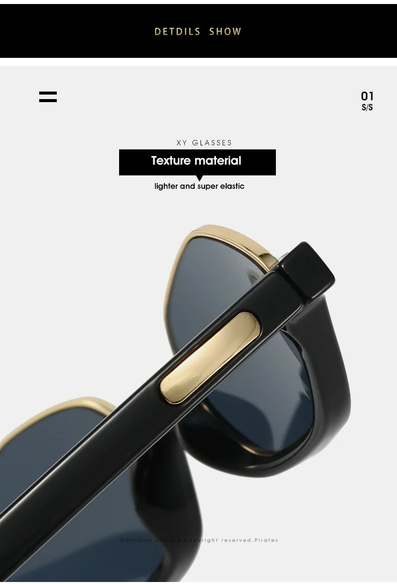 Dámské malé sluneční brýle Half Frame Designer ve stylu „cat eye“ s ochranou UV400 – značka