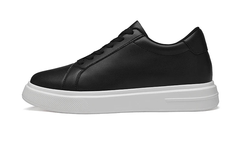 New Men's Sneakers Elevator Shoes Height Increasing Insole 6-10CM High Heels Leather Sport Shoes Men's Shoes