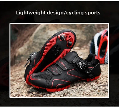 Unisex fietsschoenen met harde zool – 4-seizoenen racefietsschoenen met klikpedalen voor MTB en buitensporten