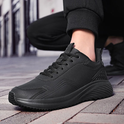 Autumn and Winter Men's Waterproof Sneakers, Soft and Cushion Sport Shoes for Walking, Plus Size 39-48 Casual Shoes for Men