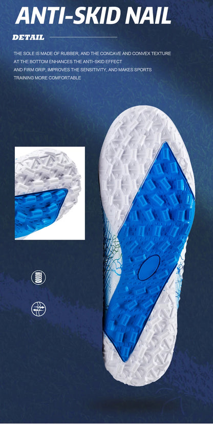 Chaussures de football pour hommes, chaussures de foot pour enfants, crampons de football professionnels pour femmes, chaussures antidérapantes TF/FG, chaussures de sport d'extérieur pour le football