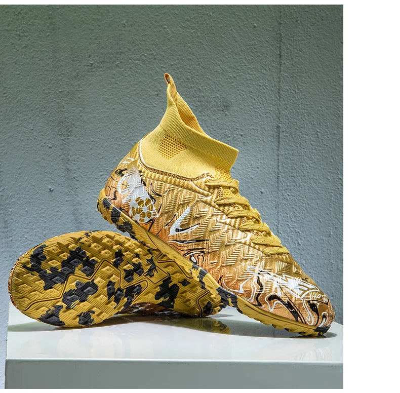 Professionella fotbollsskor för män, halkfria fotbollsskor, unisex, andningsbara, futsal, sport, nya fotbollsskor, dropshipping, ultralätta