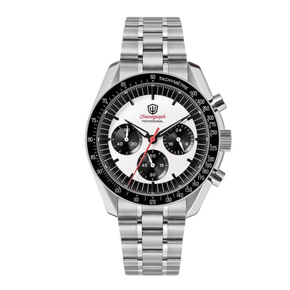 Watchdives New Wd1863 Quartz Men Watch VK63 Chronograph Bubble Sapphire Waterproof 39Mm Steel Top Brand Luxury Business Watch