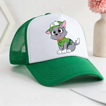 Baseballkappe für Jungen und Mädchen, sommerlicher, verstellbarer Sonnenhut, Anime, Paw Patrol, Chase, Skye, niedlicher Retro-Sonnenhut, Kopfbedeckung für Erwachsene, Geschenk